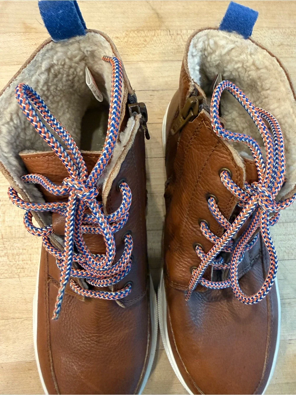 Mini Boden Zip/Lace up Boots 38